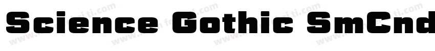Science Gothic SmCnd字体转换